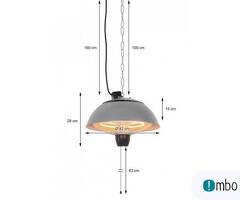 NOWA wisząca lampę grzewcza na podczerwień 1500W KO - 1